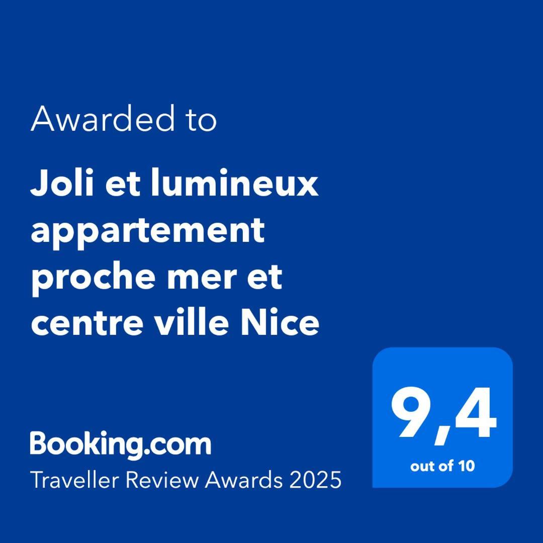 Joli Et Lumineux Appartement Proche Mer Et Centre Ville Nice Extérieur photo